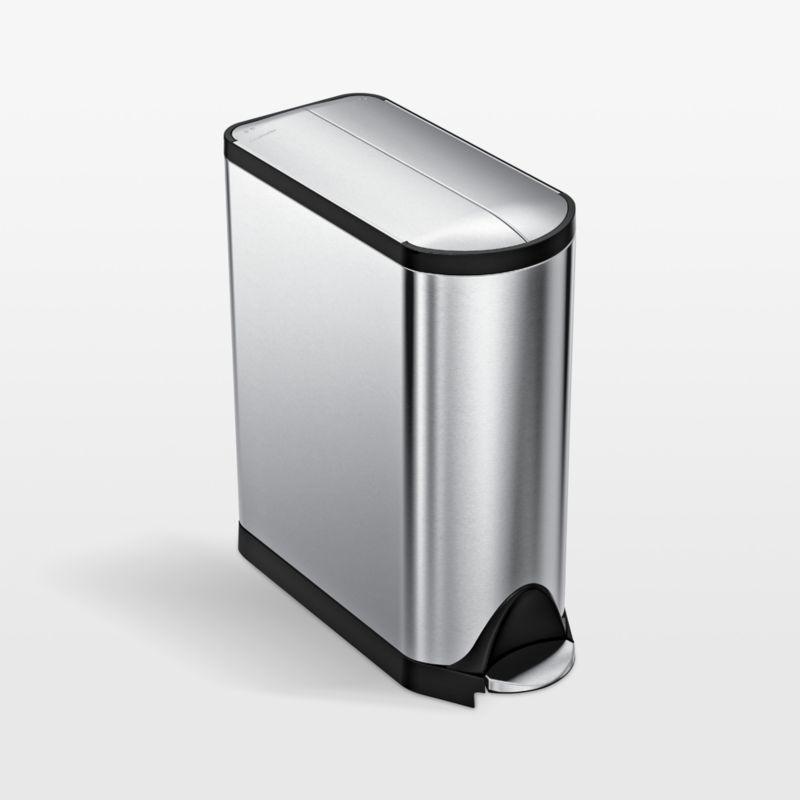 Simplehuman 45-Liter Brushed Stainless Steel Butterfly Step Trash Can added by Spoak Member