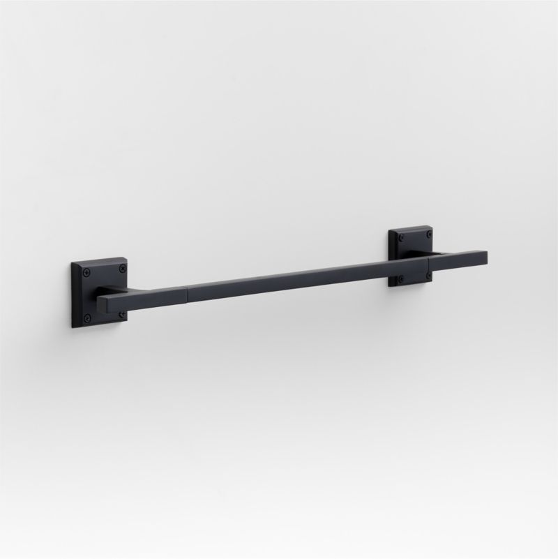 Square Edge Matte Black Bath Towel Bar 18" added by Spoak Member