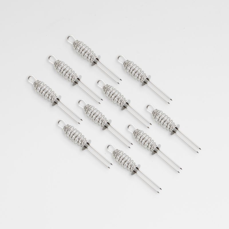Stainless Steel Spiral Corn Holders, Set of 10 added by Spoak Member