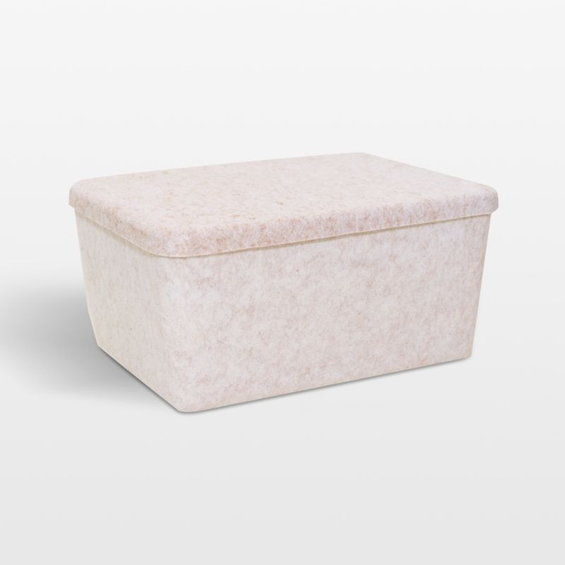Sortjoy Wide Stone Sculpted Storage Bin with Lid added by Spoak Member