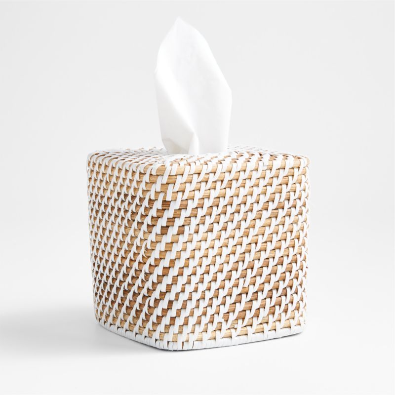 Sedona White Square Tissue Box Cover added by Spoak Member