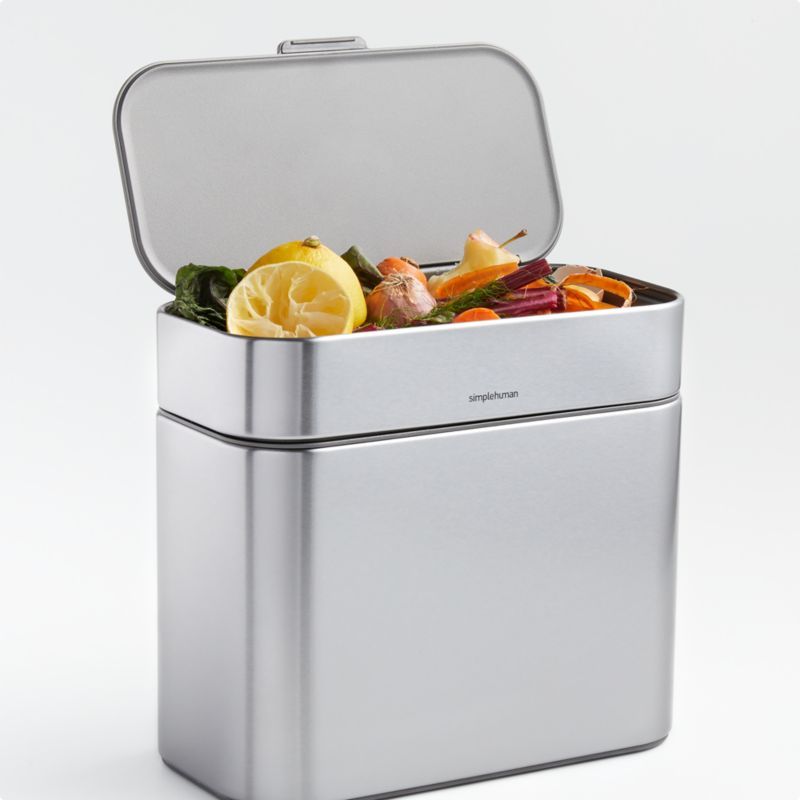 Simplehuman 4 Liter Compost Caddy, Brushed Stainless Steel added by Spoak Member
