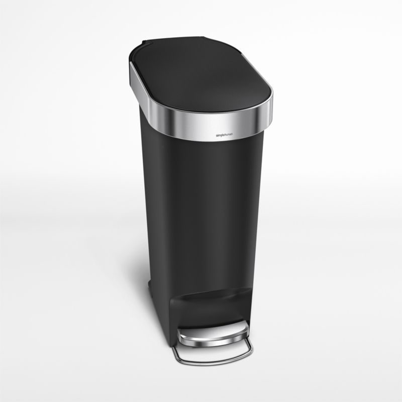 Simplehuman 40 Liter Slim Kitchen Trash Can, Black Plastic added by Spoak Member