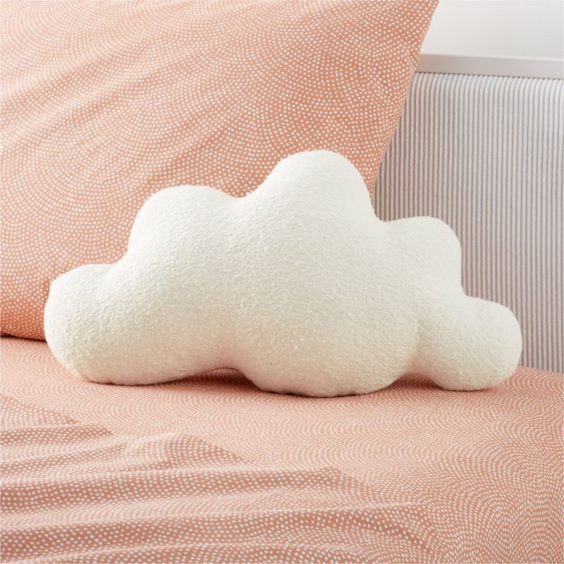 Sky High Cloud Kids Throw Pillow by Leanne Ford added by Spoak Member