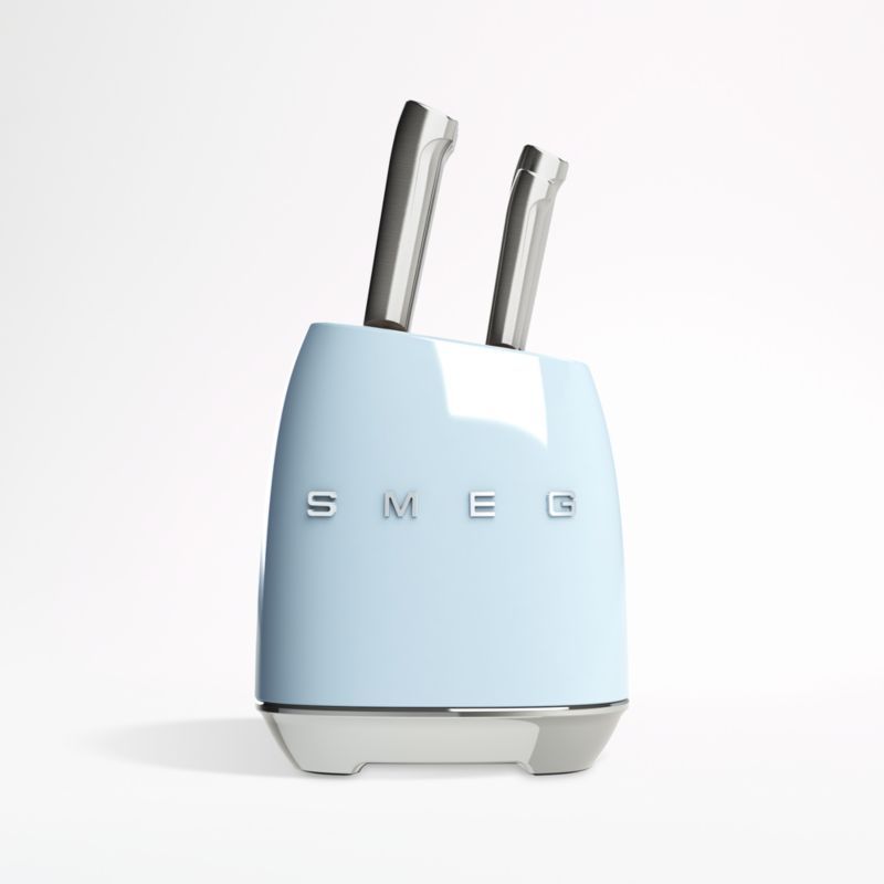 SMEG Pastel Blue 7-Piece Knife Block Set added by Spoak Member