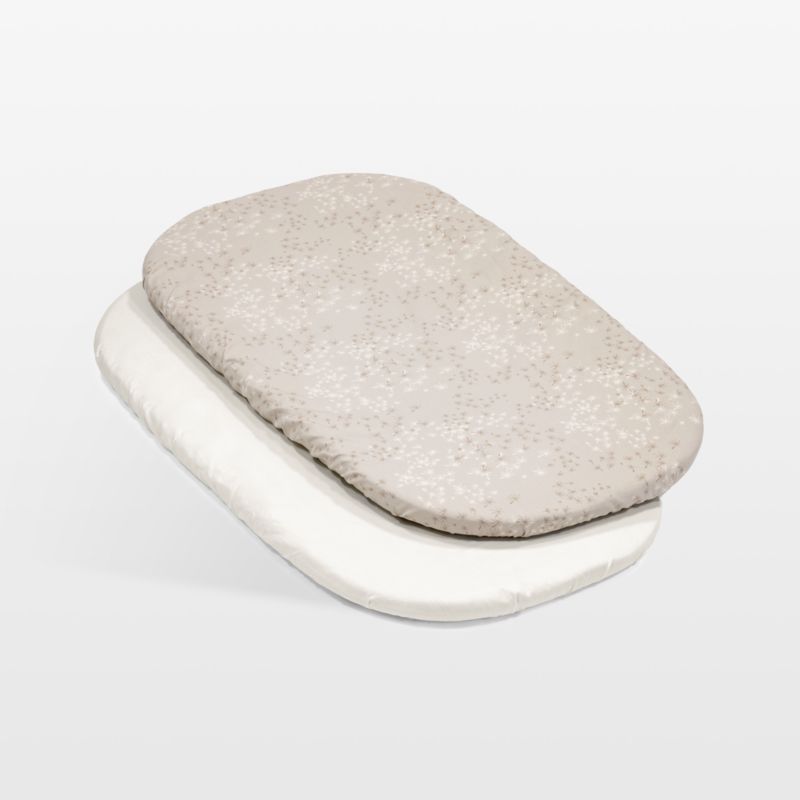 Stokke ® Snoozi ™ 2-Pack Organic Cotton Bassinet Fitted Sheets added by Spoak Member
