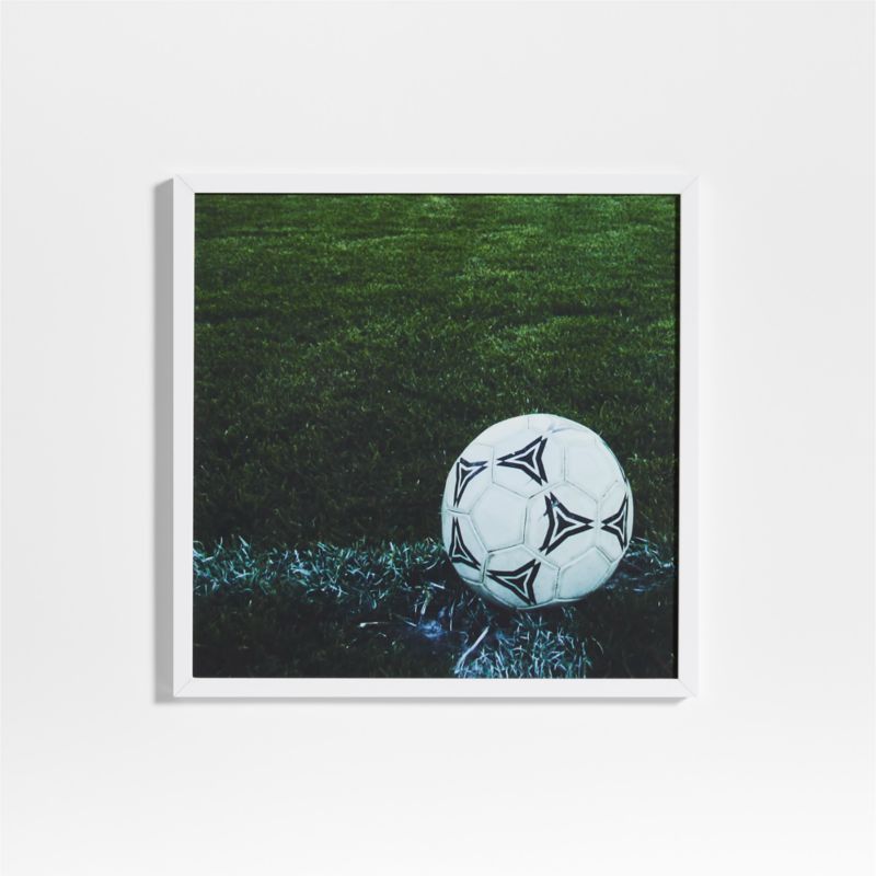 Soccer Ball Framed Wall Art Print added by Spoak Member