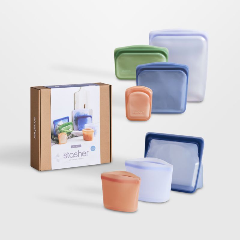 Stasher Multi-Color 7-Piece Bag Set added by Spoak Member