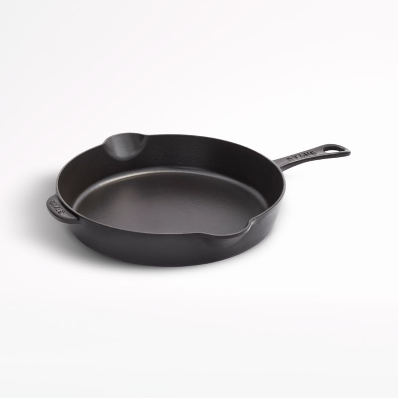 Staub ® 11" Matte Black Enameled Cast Iron Traditional Deep Skillet added by Spoak Member