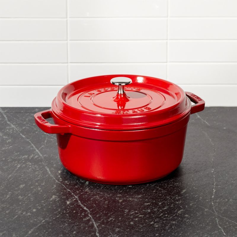Staub ® 4-Qt Cherry Red Round Cocotte added by Spoak Member