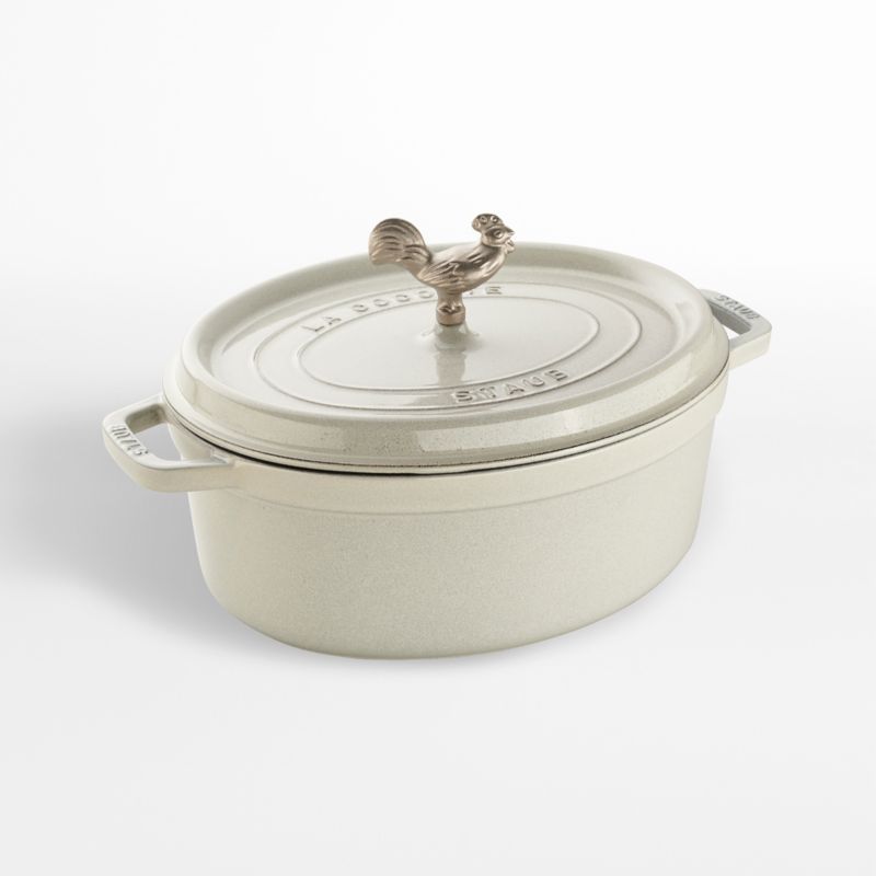 Staub ® 5.75-Qt. White Truffle Coq au Vin Cocotte added by Spoak Member