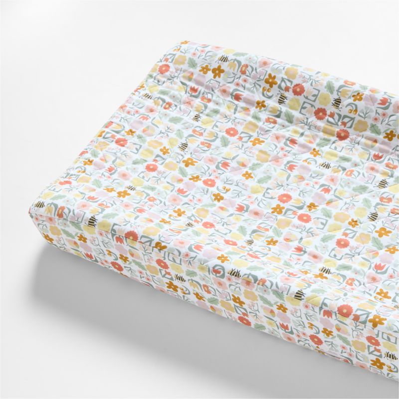 Stay Cool Flora Organic Cotton Baby Changing Pad Cover added by Spoak Member