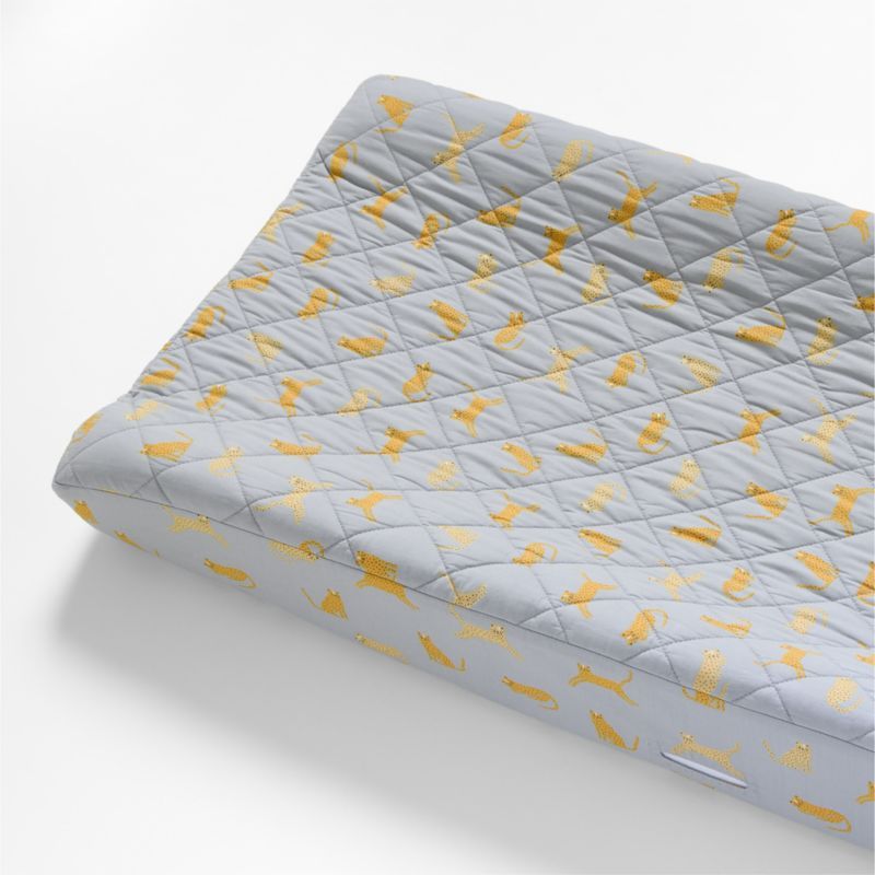 Stay Cool Little Leopards Organic Cotton Baby Changing Pad Cover added by Spoak Member