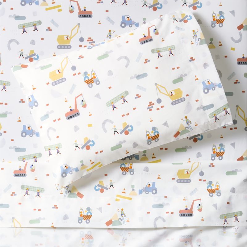 Stay Cool Modern Trucks Organic Cotton Toddler Sheet Set added by Spoak Member