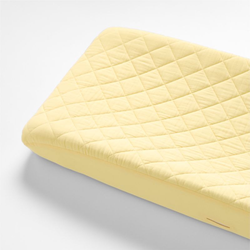 Supersoft Straw Yellow Organic Cotton Gauze Changing Pad Cover added by Spoak Member
