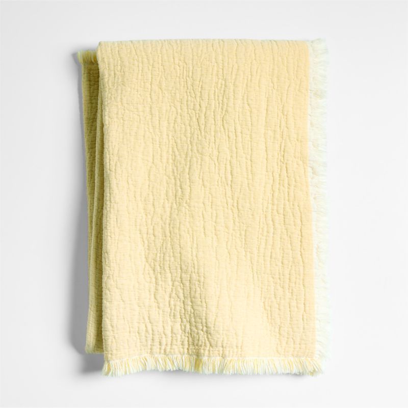 Supersoft Straw Yellow Organic Cotton Gauze Kid Throw Blanket added by Spoak Member