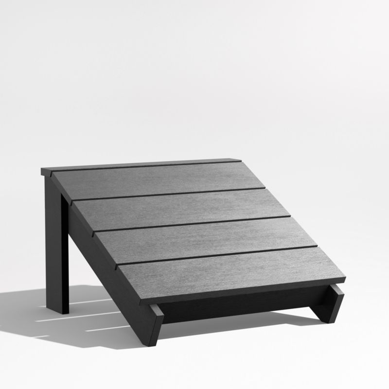 Takagi Black Recycled Outdoor Adirondack Chair Ottoman added by Spoak Member