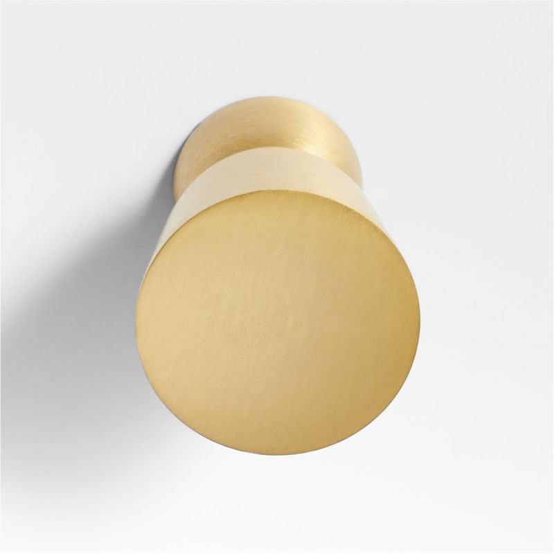Taper Round Brushed Brass Cabinet Knob added by Spoak Member