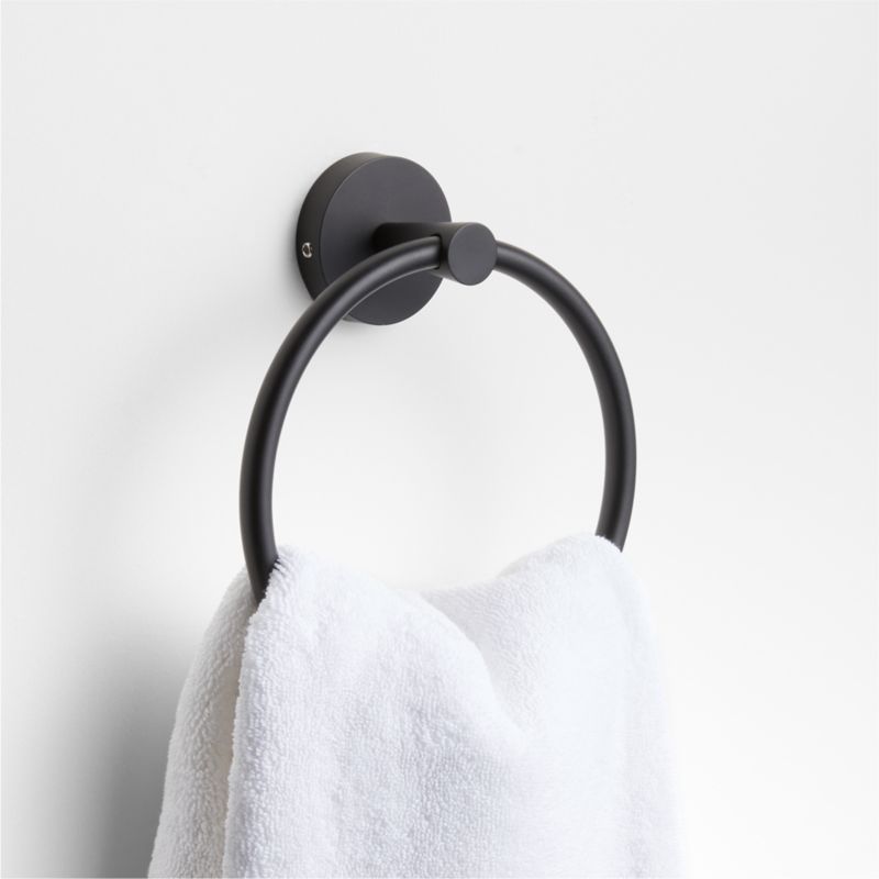 Tapered Matte Black Bathroom Hand Towel Ring added by Spoak Member