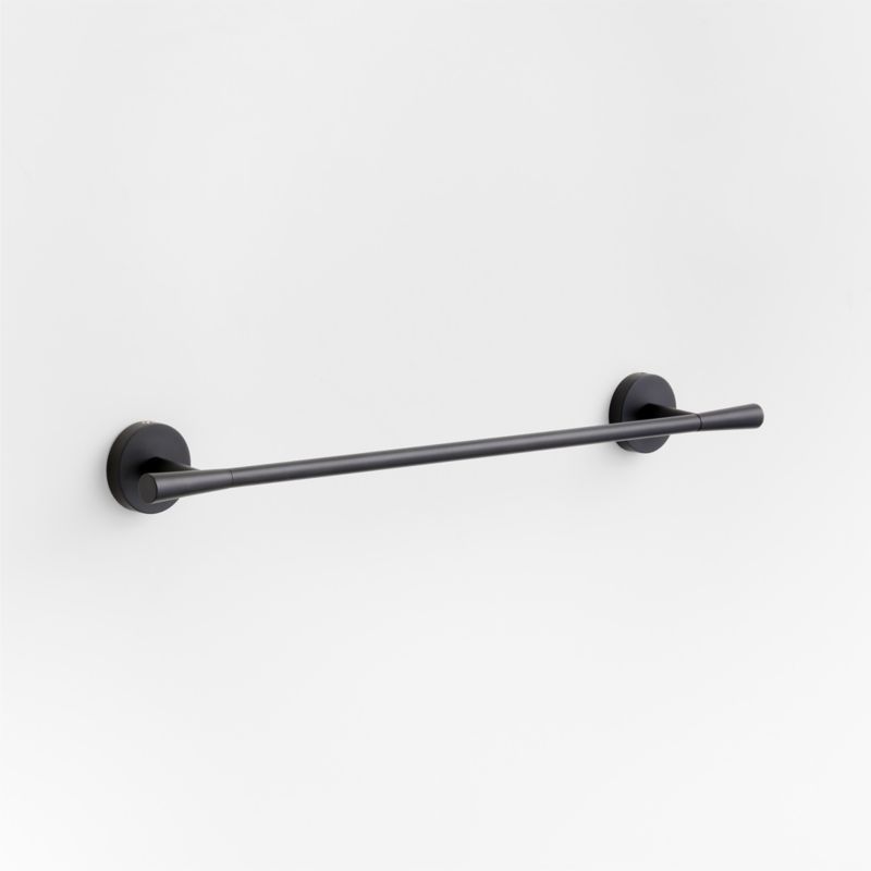 Tapered Matte Black Bath Towel Bar 18" added by Spoak Member