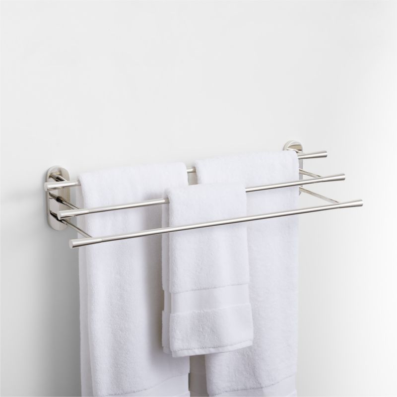 Tapered Polished Chrome Wall-Mounted Bathroom Towel Rack added by Spoak Member