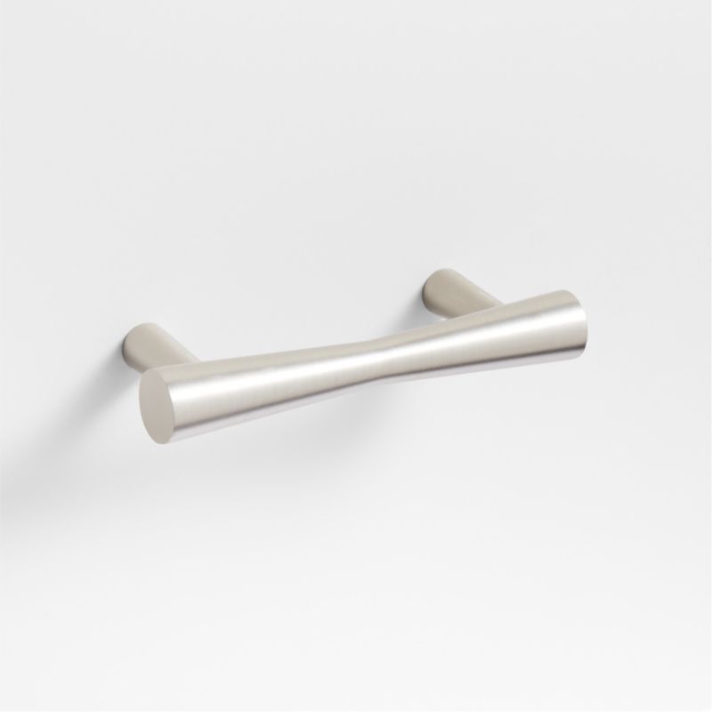 Tapered 3" Brushed Nickel Cabinet Drawer Bar Pull added by Spoak Member