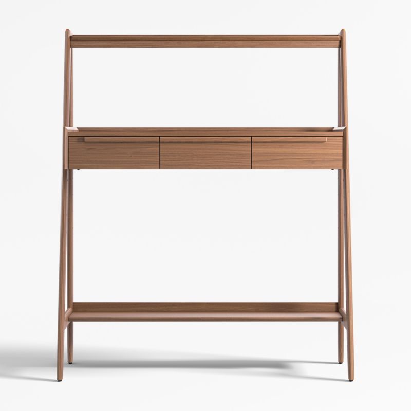 Tate 50" Walnut Wood Standing Desk with Drawers added by Spoak Member