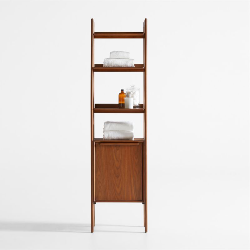 Tate Walnut Wood Bathroom Storage Tower added by Spoak Member
