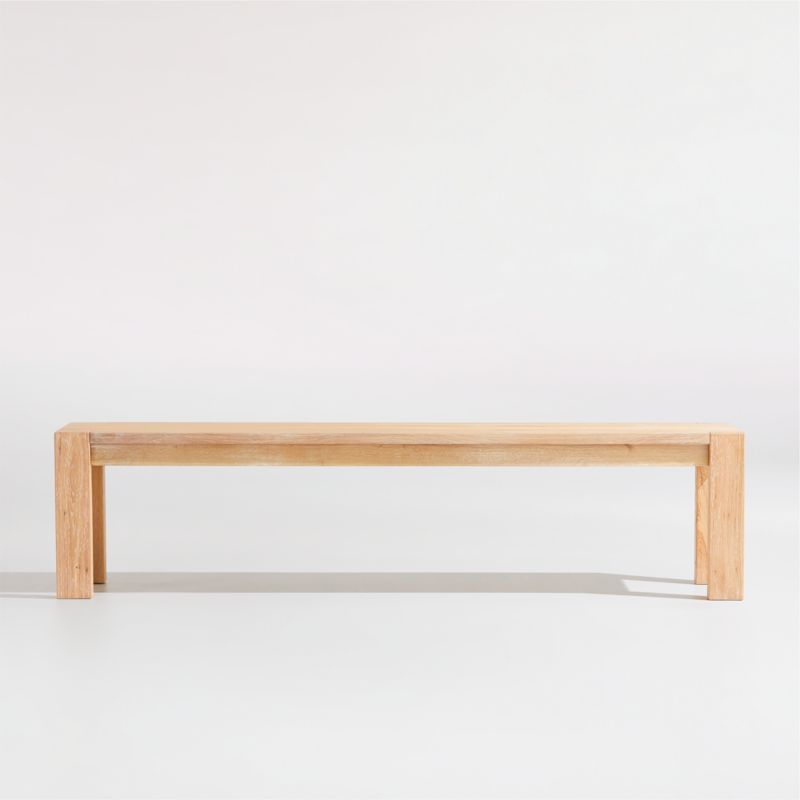 Terra 76" Natural White Oak Solid Wood Dining Bench added by Spoak Member