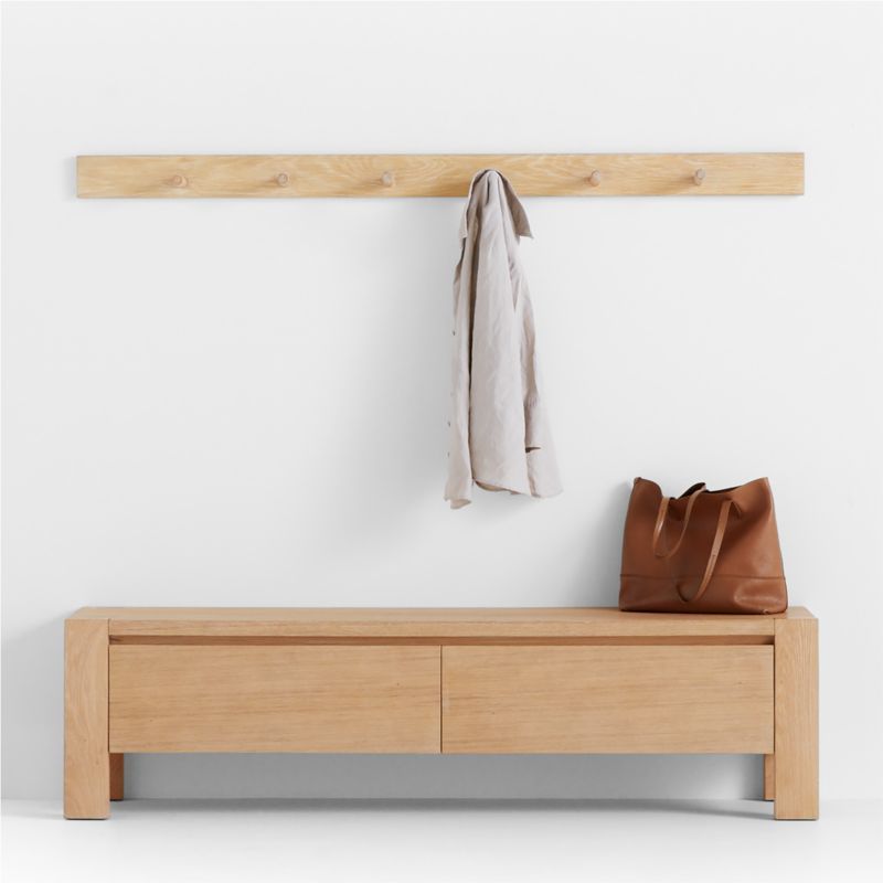Terra Natural White Oak Wood 2-Piece Entryway Set with Bench added by Spoak Member