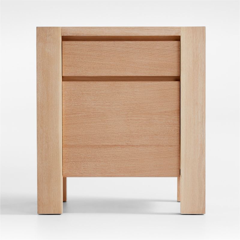 Terra Natural White Oak Wood End Table File Cabinet added by Spoak Member