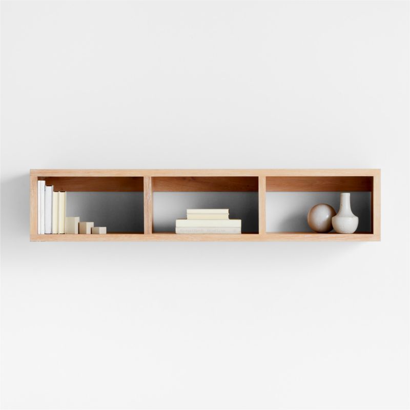 Terra Natural White Oak Wood Wall-Mounted Storage added by Spoak Member
