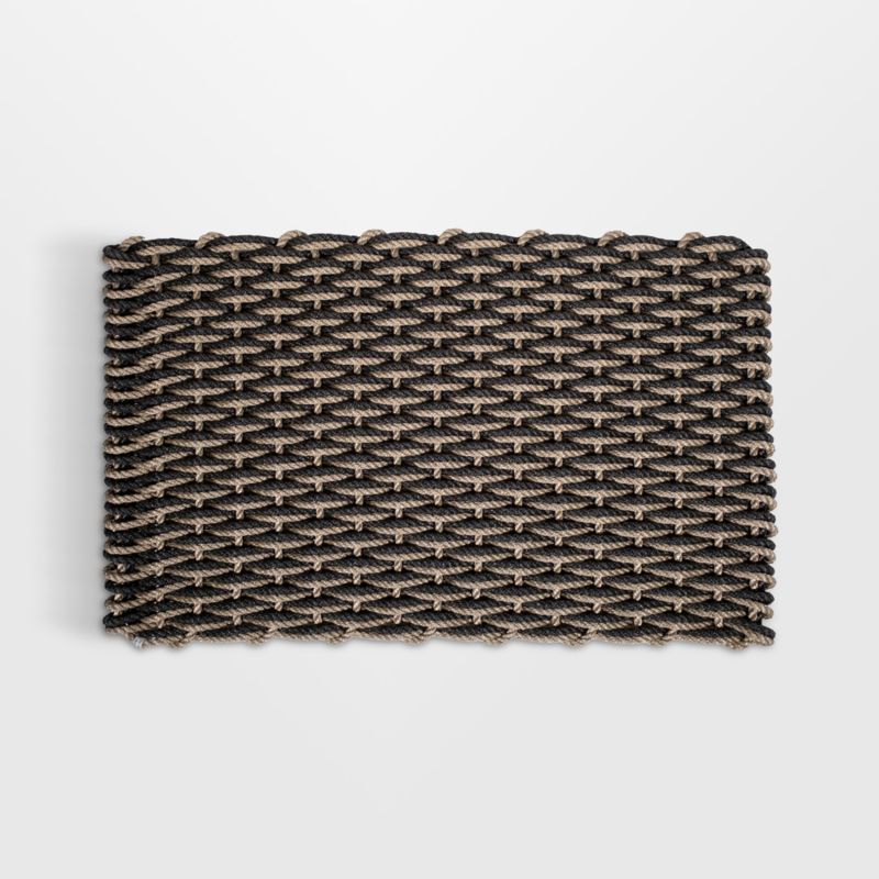 The Rope Co. Sand and Charcoal Indoor/Outdoor Handwoven Doormat 21"x34" added by Spoak Member