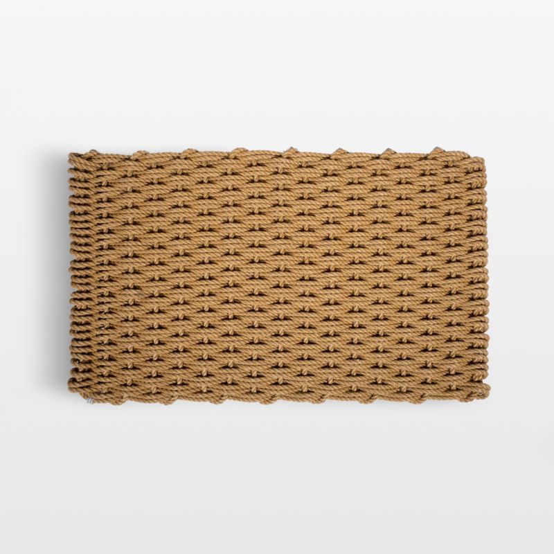 The Rope Co. Wheat Indoor/Outdoor Handwoven Doormat 21x34" added by Spoak Member