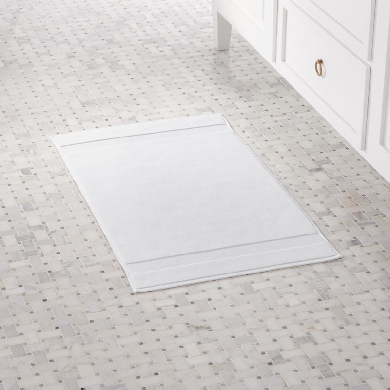 Organic Turkish Cotton White Bath Mat 20"x34" added by Spoak Member