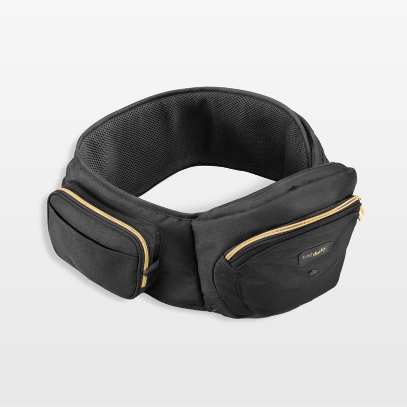 Tushbaby Black and Gold Hip Seat Baby Carrier added by Spoak Member