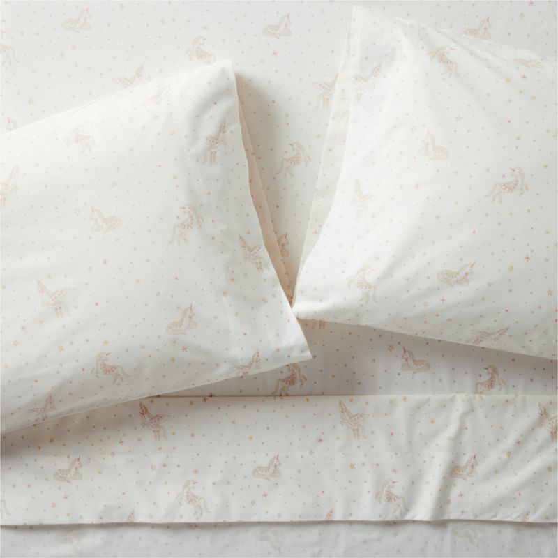 Stay Cool Unicorn Dreams Organic Cotton Kids Queen Sheet Set added by Spoak Member