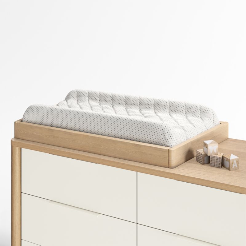 Natural Oak Wood Baby Changing Table Topper added by Spoak Member