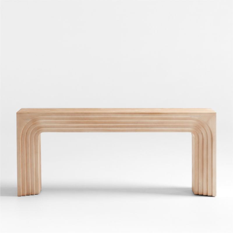 Valo 72" Rectangular Natural Pine Wood Console Table added by Spoak Member