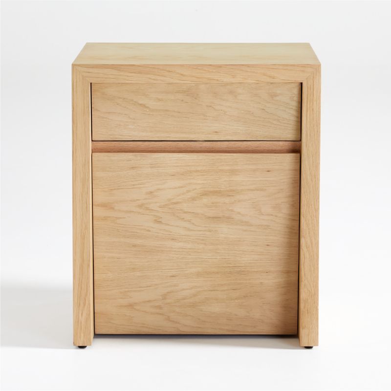 Vander Natural White Oak Wood Storage End Table added by Spoak Member