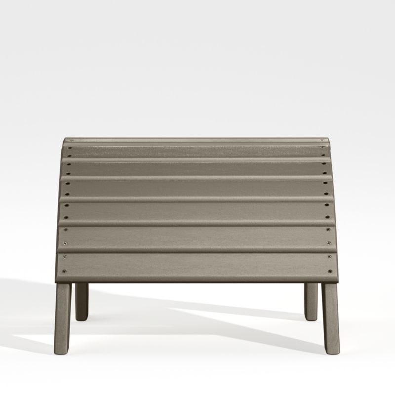 Vista II Slate Grey Outdoor Adirondack Ottoman by POLYWOOD® added by Spoak Member
