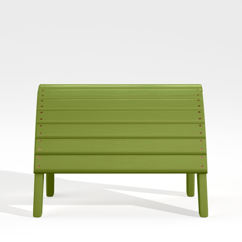 Vista II Lime Outdoor Adirondack Chair Ottoman by POLYWOOD® added by Spoak Member