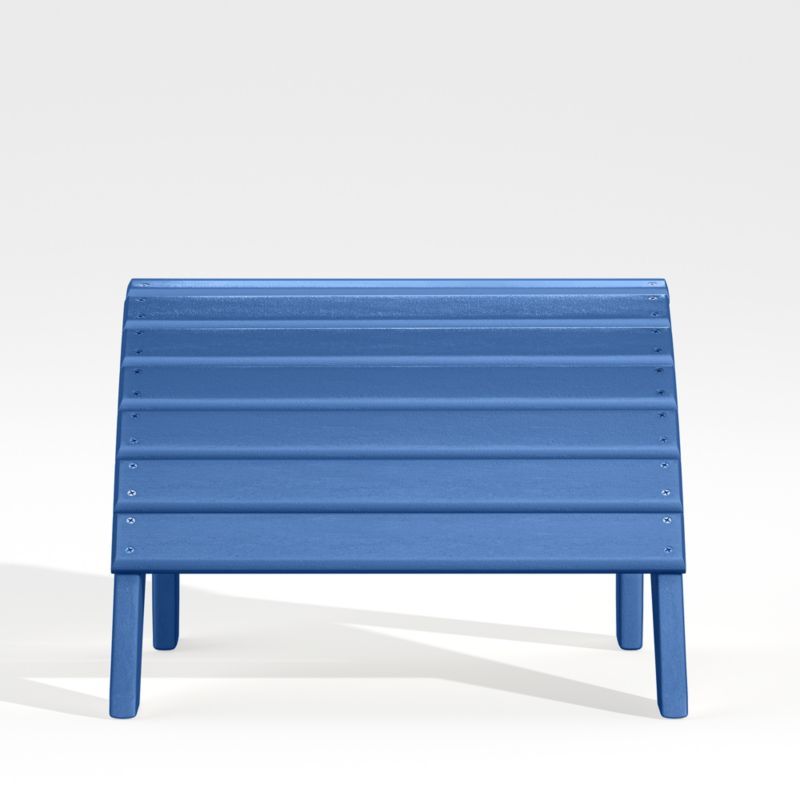 Vista II Pacific Blue Outdoor Adirondack Chair Ottoman by POLYWOOD® added by Spoak Member