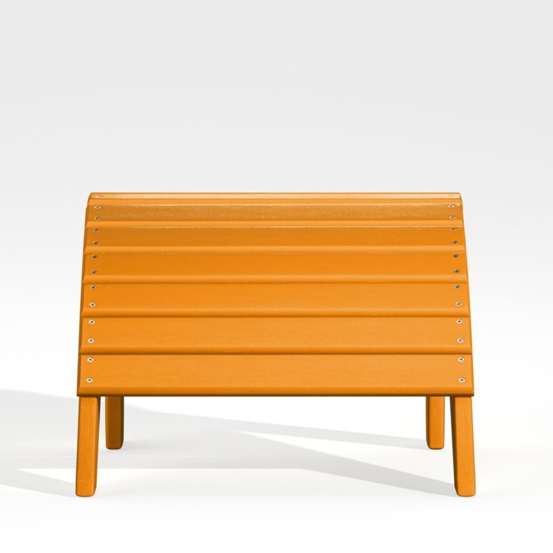 Vista II Tangerine Outdoor Adirondack Chair Ottoman by POLYWOOD® added by Spoak Member
