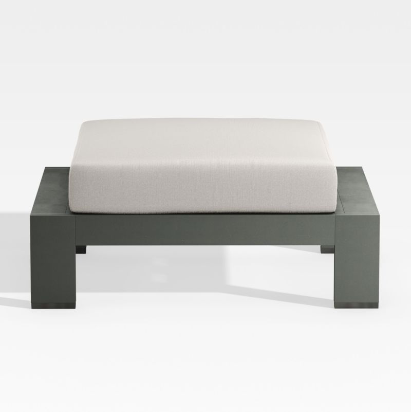 Walker Metal Outdoor Ottoman with Cast Ash Brown Sunbrella ® Cushion added by Spoak Member