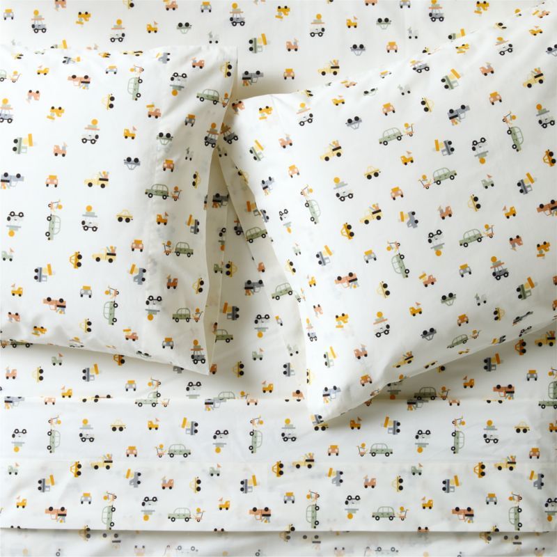 Stay Cool Wheely Cool Organic Cotton Kids Queen Sheet Set added by Spoak Member