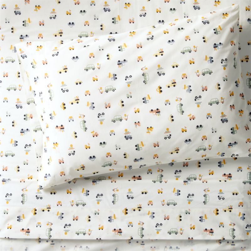 Stay Cool Wheely Cool Organic Cotton Kids Twin Sheet Set added by Spoak Member