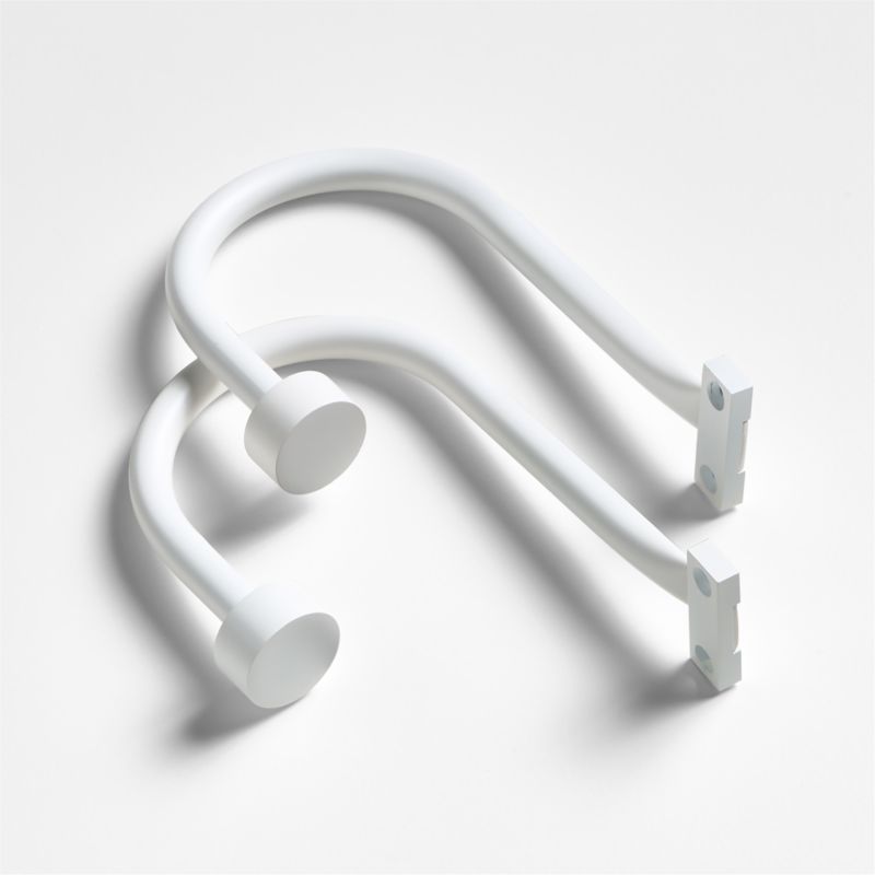 Matte White Curtain Tiebacks, Set of 2 added by Spoak Member