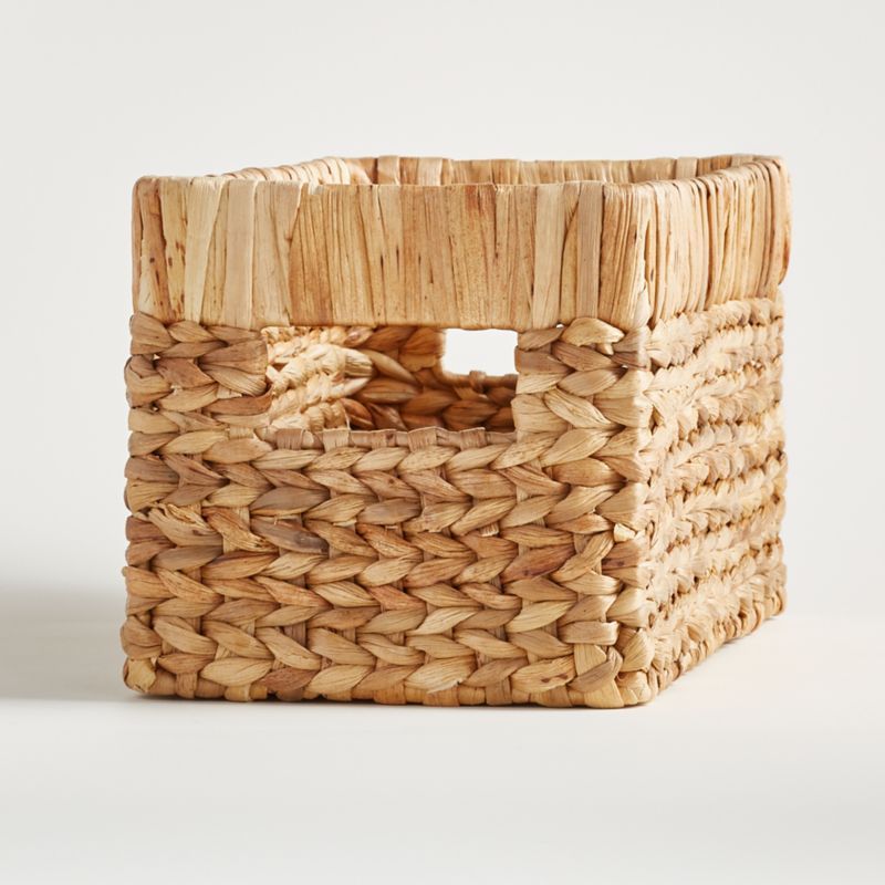 Natural Wicker Small Changing Table Basket with Handles, Set of 4 added by Spoak Member