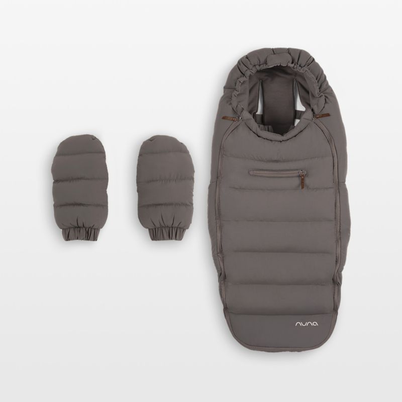 Nuna ® Granite Grey Winter Stroller Footmuff and Mitten Set added by Spoak Member